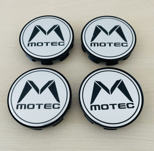 Motec Center Caps silver - new Logo